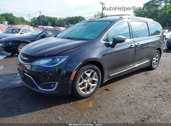 2C4RC1GG6HR664005 2017 CHRYSLER PACIFICA Purple წინა მარცხენა ხედი სამი მეოთხედიდან