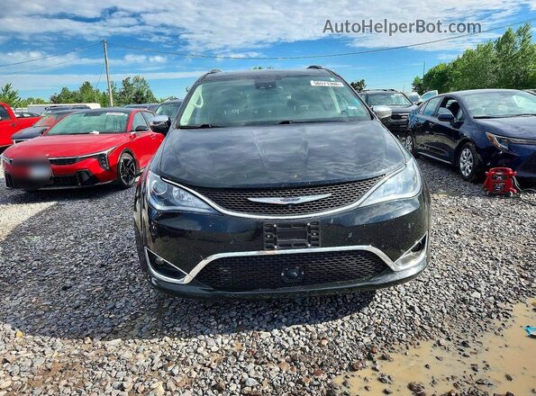 2C4RC1GG6JR107665 2018 CHRYSLER PACIFICA Black Вид спереду