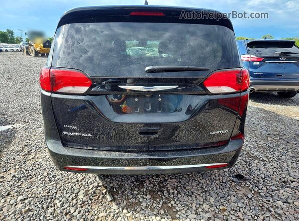 2C4RC1GG6JR107665 2018 CHRYSLER PACIFICA Black Вид ззаду