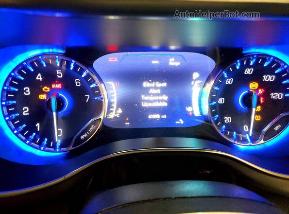 2C4RC1GG6LR217005 2020 CHRYSLER PACIFICA Blue Սարքավորումների վահանակի տեսք