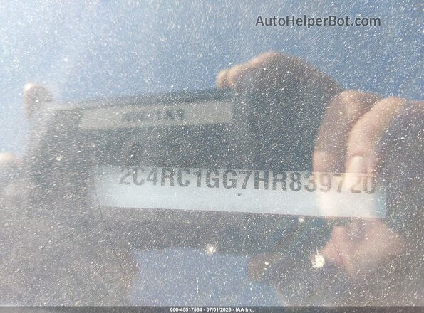 2C4RC1GG7HR839720 2017 CHRYSLER PACIFICA Red Вид підкапотного простору