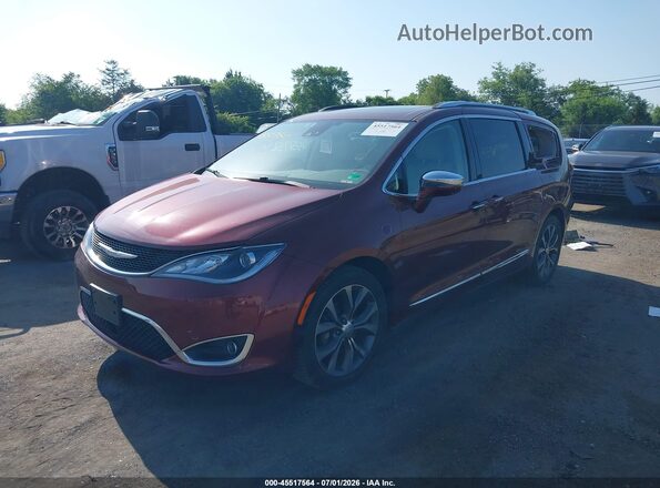 2C4RC1GG7HR839720 2017 CHRYSLER PACIFICA Red Передня ліва чверть