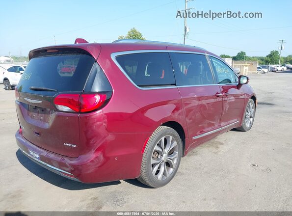 2C4RC1GG7HR839720 2017 CHRYSLER PACIFICA Red Задня права чверть