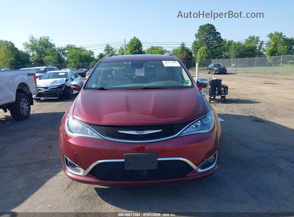 2C4RC1GG7HR839720 2017 CHRYSLER PACIFICA Red Вид щитка приладів