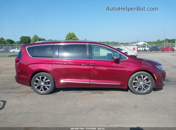 2C4RC1GG7HR839720 2017 CHRYSLER PACIFICA Red Вид задньої частини салону