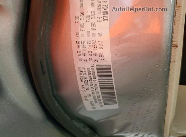 2C4RC1GG8JR226267 2018 CHRYSLER PACIFICA Silver Вид наклейки з VIN-кодом