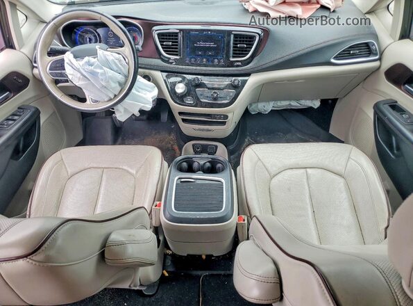 2C4RC1GG8LR290165 2020 CHRYSLER PACIFICA Black Widok deski rozdzielczej