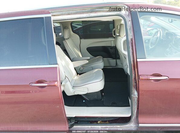 2C4RC1GG9HR509545 2017 CHRYSLER PACIFICA Maroon VIN კოდის სტიკერის ხედი