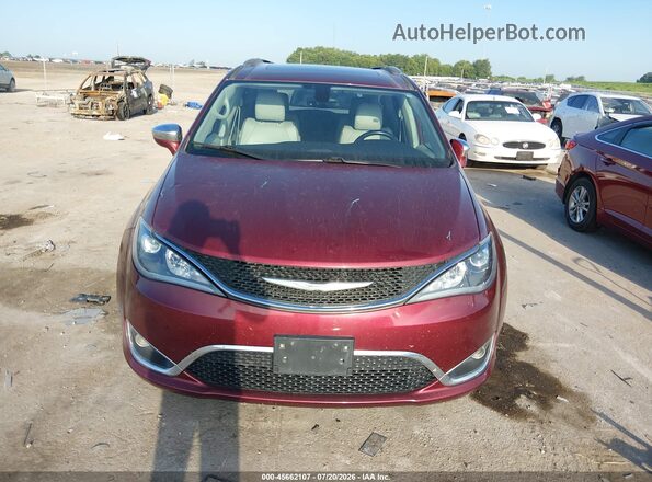 2C4RC1GG9HR509545 2017 CHRYSLER PACIFICA Maroon წინა ხედი