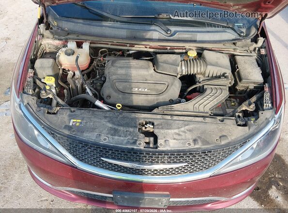 2C4RC1GG9HR509545 2017 CHRYSLER PACIFICA Maroon უკანა ხედი
