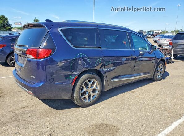 2C4RC1GG9JR314597 2018 CHRYSLER PACIFICA Синий Задняя правая четверть