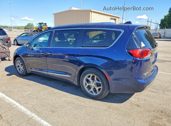 2C4RC1GG9JR314597 2018 CHRYSLER PACIFICA Синий Задняя левая четверть