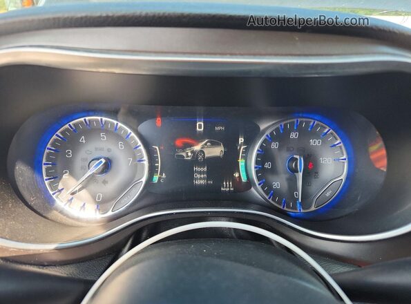 2C4RC1GG9JR320576 2018 CHRYSLER PACIFICA Charcoal Instrument cluster view