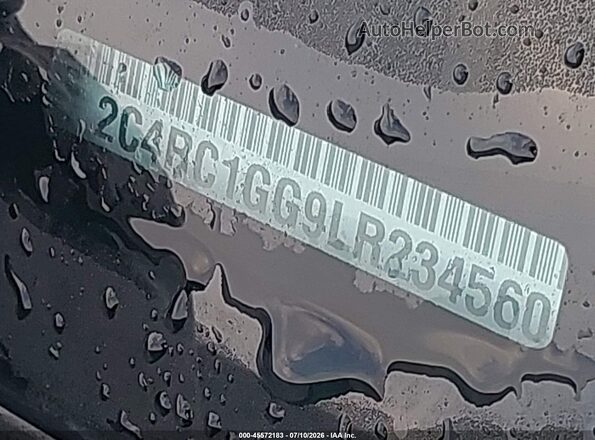 2C4RC1GG9LR234560 2020 CHRYSLER PACIFICA Gray Engine compartment view