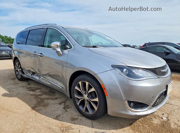 2C4RC1GGXJR112609 2018 CHRYSLER PACIFICA Серебряный Передняя правая четверть
