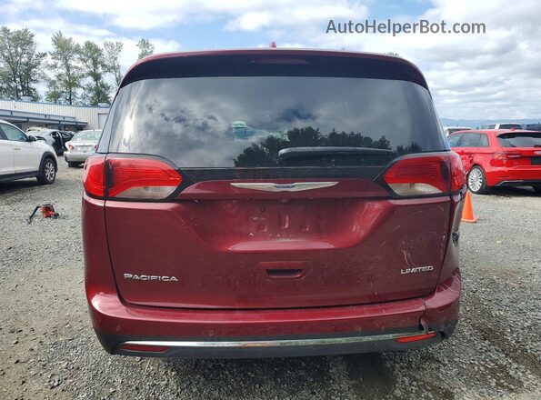 2C4RC1GGXLR285937 2020 CHRYSLER PACIFICA Burgundy Вид ззаду