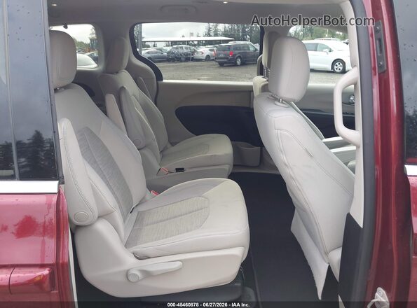 2C4RC1H70JR306919 2018 CHRYSLER PACIFICA Red Vista de la etiqueta del VIN