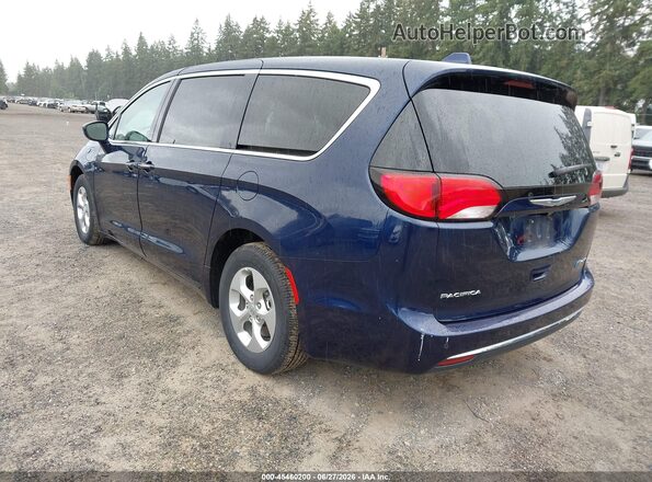 2C4RC1H73JR276248 2018 CHRYSLER PACIFICA Синий Задняя левая четверть