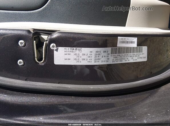 2C4RC1H75HR797479 2017 CHRYSLER PACIFICA Gray Engine compartment view