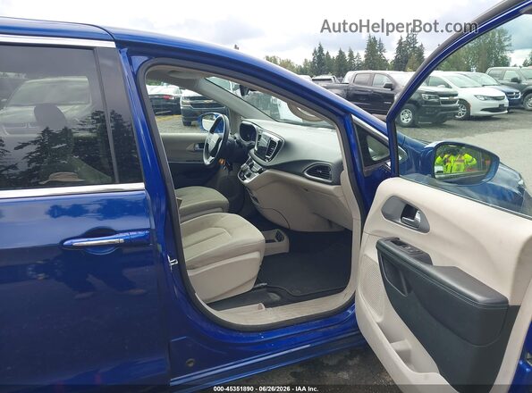 2C4RC1H75JR276249 2018 CHRYSLER PACIFICA Blue წინა სალონის ხედი