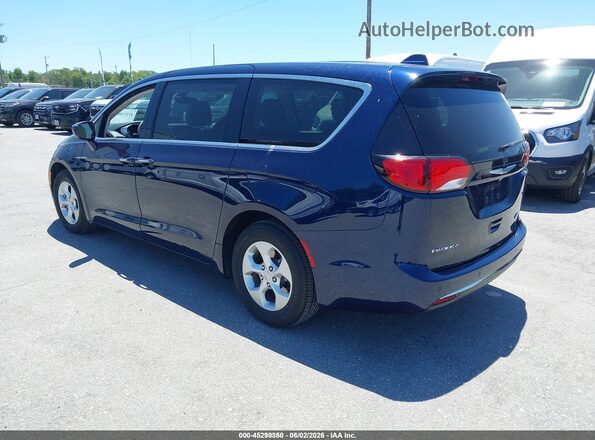 2C4RC1H7XJR276246 2018 CHRYSLER PACIFICA Blue Trasero izquierdo