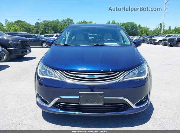 2C4RC1H7XJR276246 2018 CHRYSLER PACIFICA Blue Vista del cuadro de instrumentos