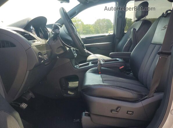 2C4RC1HG6GR113375 2016 CHRYSLER TOWN Silver Widok wnętrza z przodu