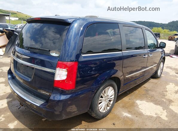 2C4RC1JG5GR159693 2016 CHRYSLER TOWN & COUNTRY Blue უკანა მარჯვენა