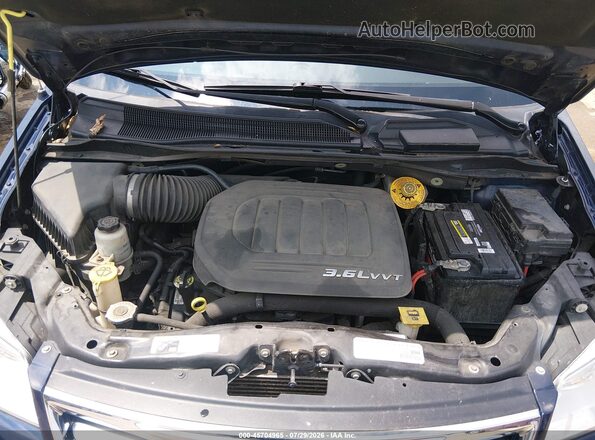 2C4RC1JG5GR159693 2016 CHRYSLER TOWN & COUNTRY Blue უკანა ხედი