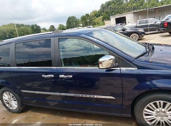 2C4RC1JG5GR159693 2016 CHRYSLER TOWN & COUNTRY Blue უკანა სალონის ხედი