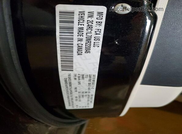 2C4RC1L70NR220846 2022 CHRYSLER PACIFICA Черный Вид подкапотного пространства
