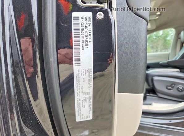 2C4RC1L70PR632767 2023 CHRYSLER PACIFICA Black Widok naklejki z numerem VIN