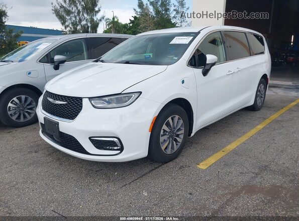 2C4RC1L71PR622300 2023 CHRYSLER PACIFICA White წინა მარცხენა ხედი სამი მეოთხედიდან