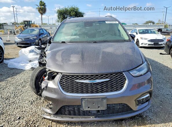 2C4RC1L73MR585987 2021 CHRYSLER PACIFICA Gray Вид спереду