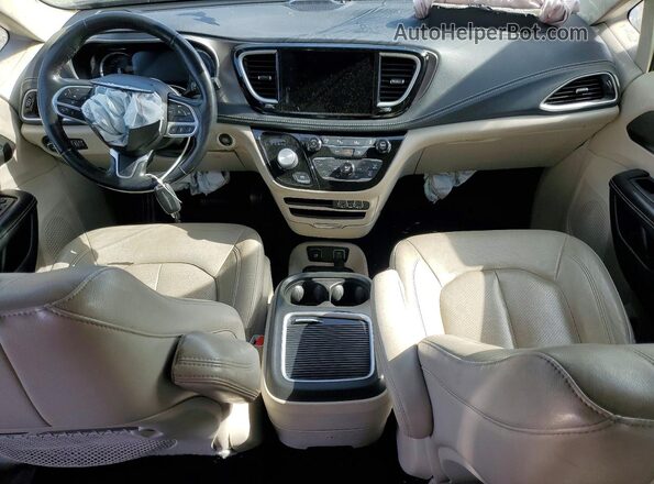 2C4RC1L73MR585987 2021 CHRYSLER PACIFICA Gray Вид панелі приладів