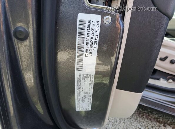 2C4RC1L73MR585987 2021 CHRYSLER PACIFICA Gray Вид підкапотного простору