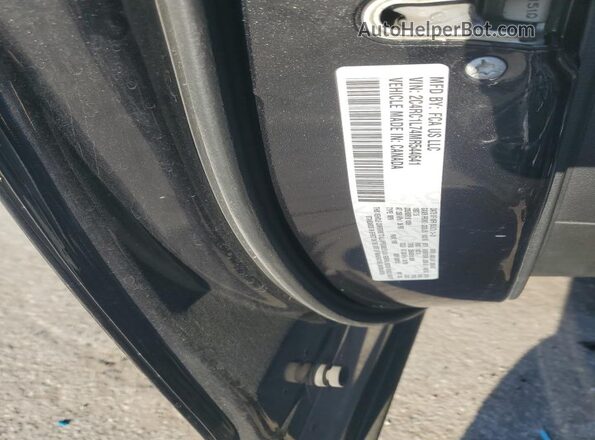 2C4RC1L74MR544641 2021 CHRYSLER PACIFICA Black Вид наклейки з VIN-кодом