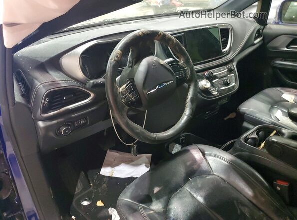 2C4RC1L77MR536274 2021 CHRYSLER PACIFICA Синий Вид панели приборов