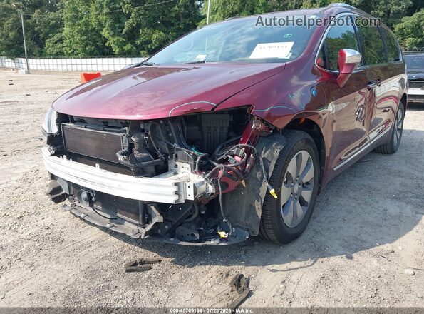 2C4RC1N70JR169324 2018 CHRYSLER PACIFICA Red Widok z przodu