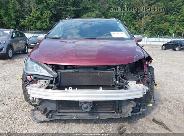 2C4RC1N70JR169324 2018 CHRYSLER PACIFICA Red Widok wnętrza z tyłu