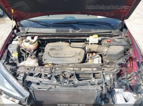 2C4RC1N70JR169324 2018 CHRYSLER PACIFICA Red Widok z tyłu