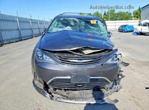 2C4RC1N70JR358815 2018 CHRYSLER PACIFICA Charcoal წინა ხედი
