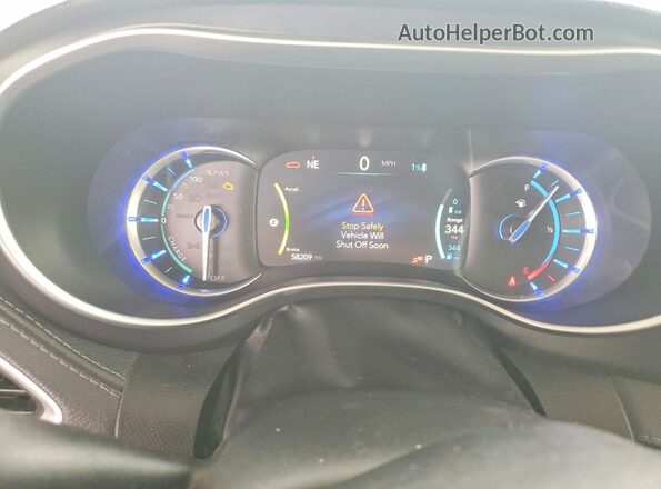 2C4RC1N70LR257728 2020 CHRYSLER PACIFICA Gray ხელსაწყოთა პანელის ხედი