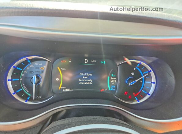 2C4RC1N71LR184496 2020 CHRYSLER PACIFICA Black Instrument cluster view