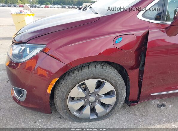 2C4RC1N72JR213162 2018 CHRYSLER PACIFICA Maroon Вид спереду