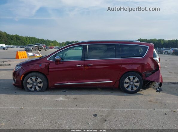 2C4RC1N72JR213162 2018 CHRYSLER PACIFICA Maroon Панорамний вид салону 360°