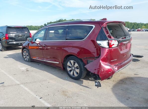 2C4RC1N72JR213162 2018 CHRYSLER PACIFICA Maroon Задня ліва чверть