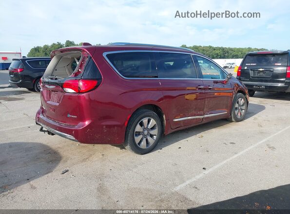 2C4RC1N72JR213162 2018 CHRYSLER PACIFICA Maroon Задня права чверть