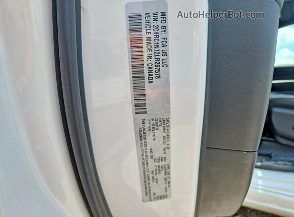 2C4RC1N72LR267578 2020 CHRYSLER PACIFICA White Սալոնի 360 աստիճան տեսք