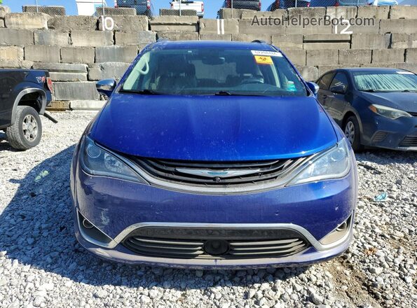 2C4RC1N76JR359466 2018 CHRYSLER PACIFICA Blue წინა ხედი